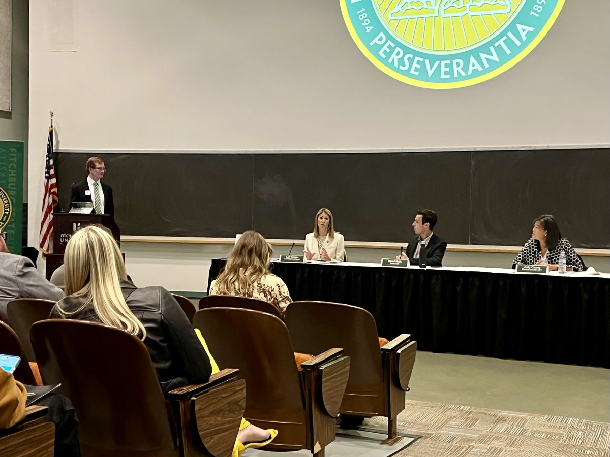 Great to be at <a href="/Fitchburg_State/">Fitchburg State</a> with local leaders and climate activists to discuss the impacts of unprecedented climate investments we’ve made in the last two years – including the #InflationReductionAct! Together, we are working to #ActOnClimate!