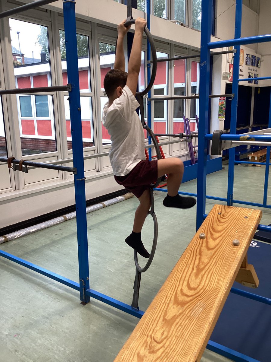 StMattsLL's tweet photo. The year 3 children loved using the climbing frame and vaults today! #standingstance #mats #jumpsrollsbalancing #climbing #travelling https://t.co/V9htnde5k9