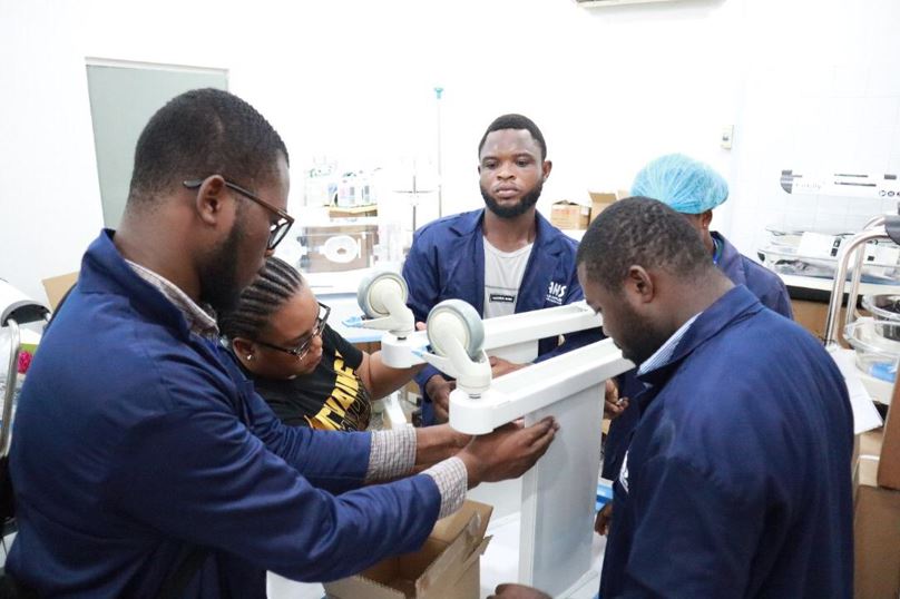 A NICU at #Ghana's Eastern Regional Hospital Koforidua is fully equipped and its staff trained on equipment maintenance and use thanks to the Making Every Baby Count Initiative, a partnership between PATH, Kybele, and Ghana Health Services to improve newborn survival and care.