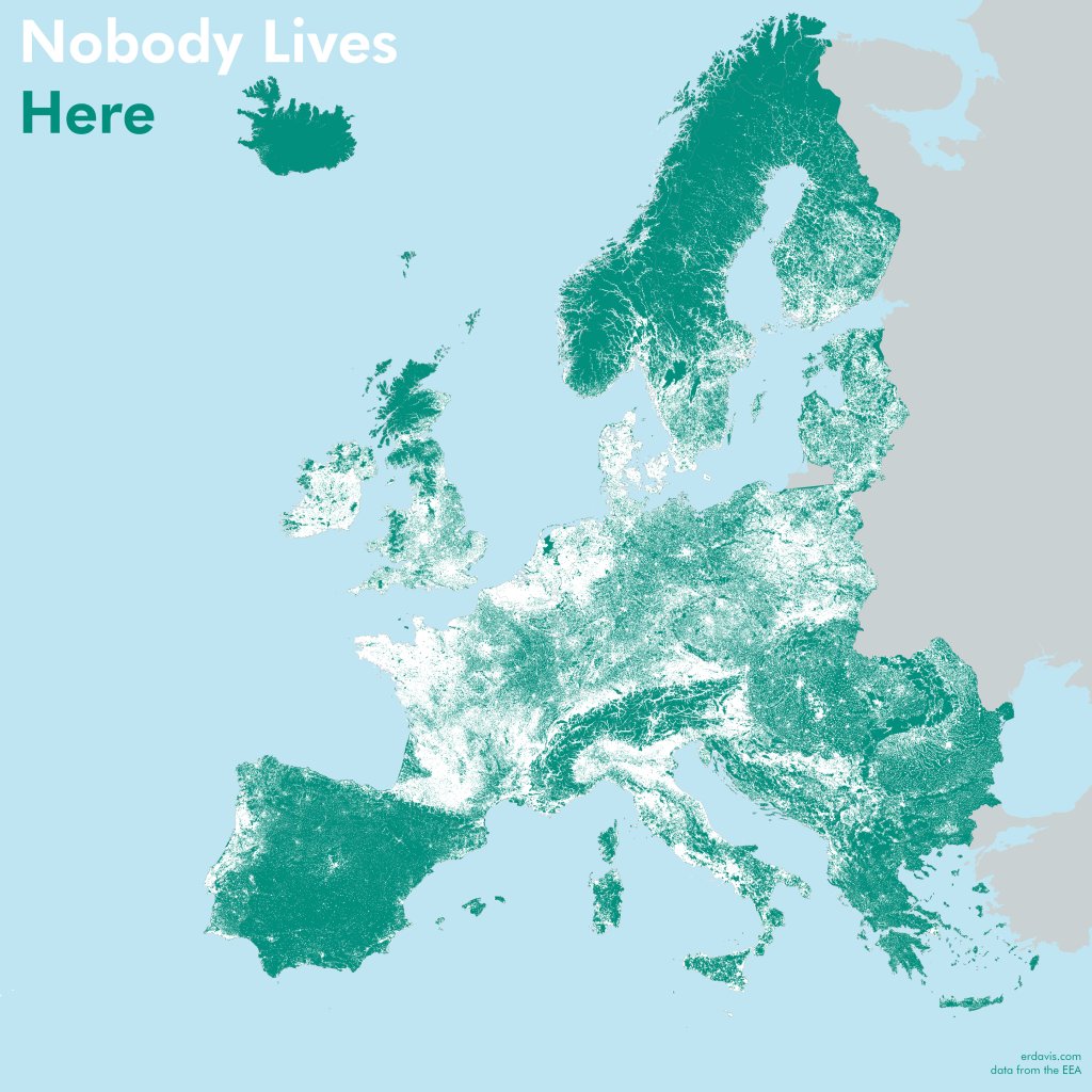 <a href="/matamix/">@mat@mapstodon.space</a> Une carre inspirée de la série « Nobody lives here », qui a été déclinée sur tout un tas de territoires, par exemple l'Italie, les Etats-Unis ou l'Europe