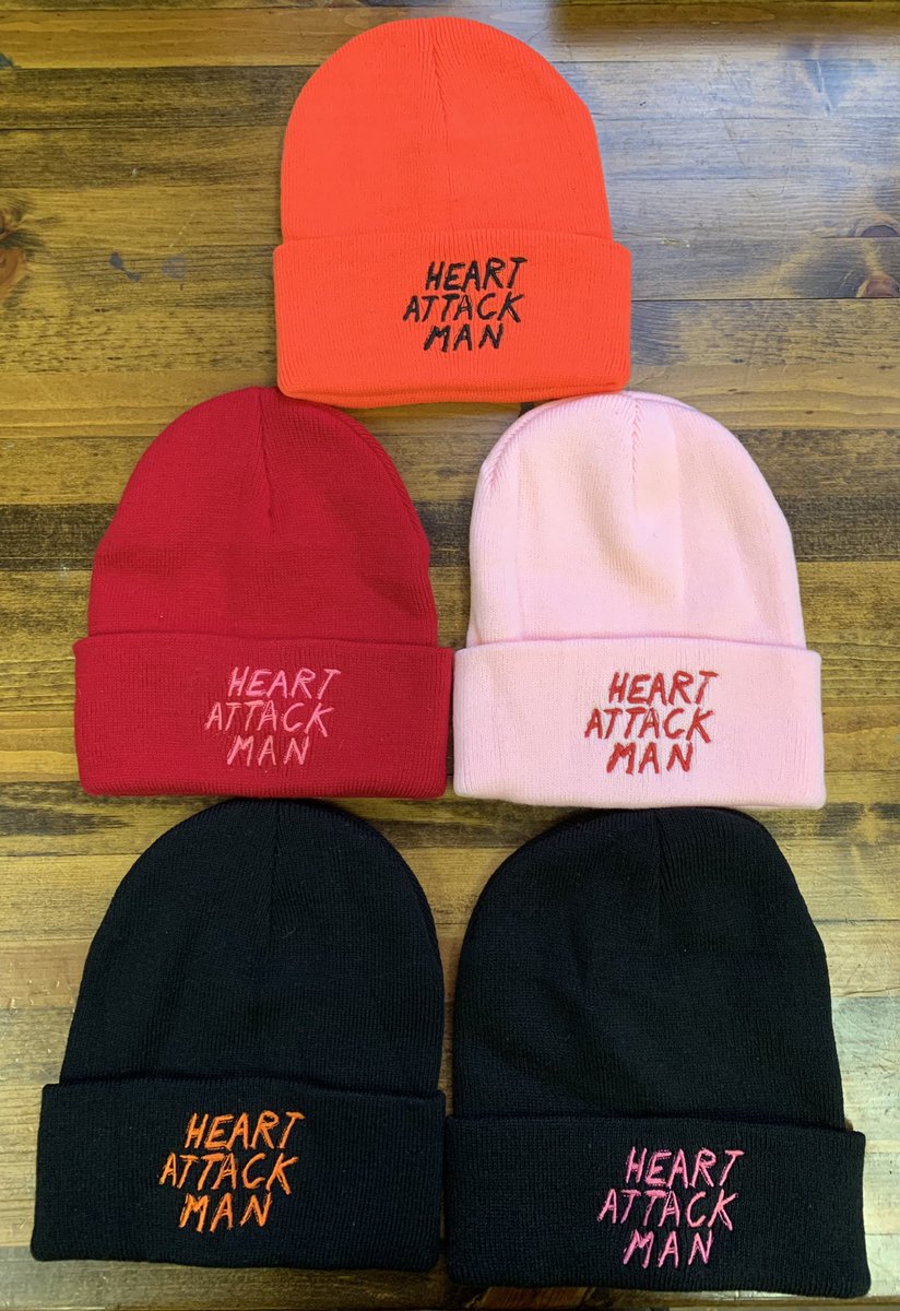 Moving into the new printing space and unpacking a bunch of stuff, found some old beanies they are on the website now if you want them if not we have a big red dumpster on the dock I can toss em on into whatever u wanna do tbh