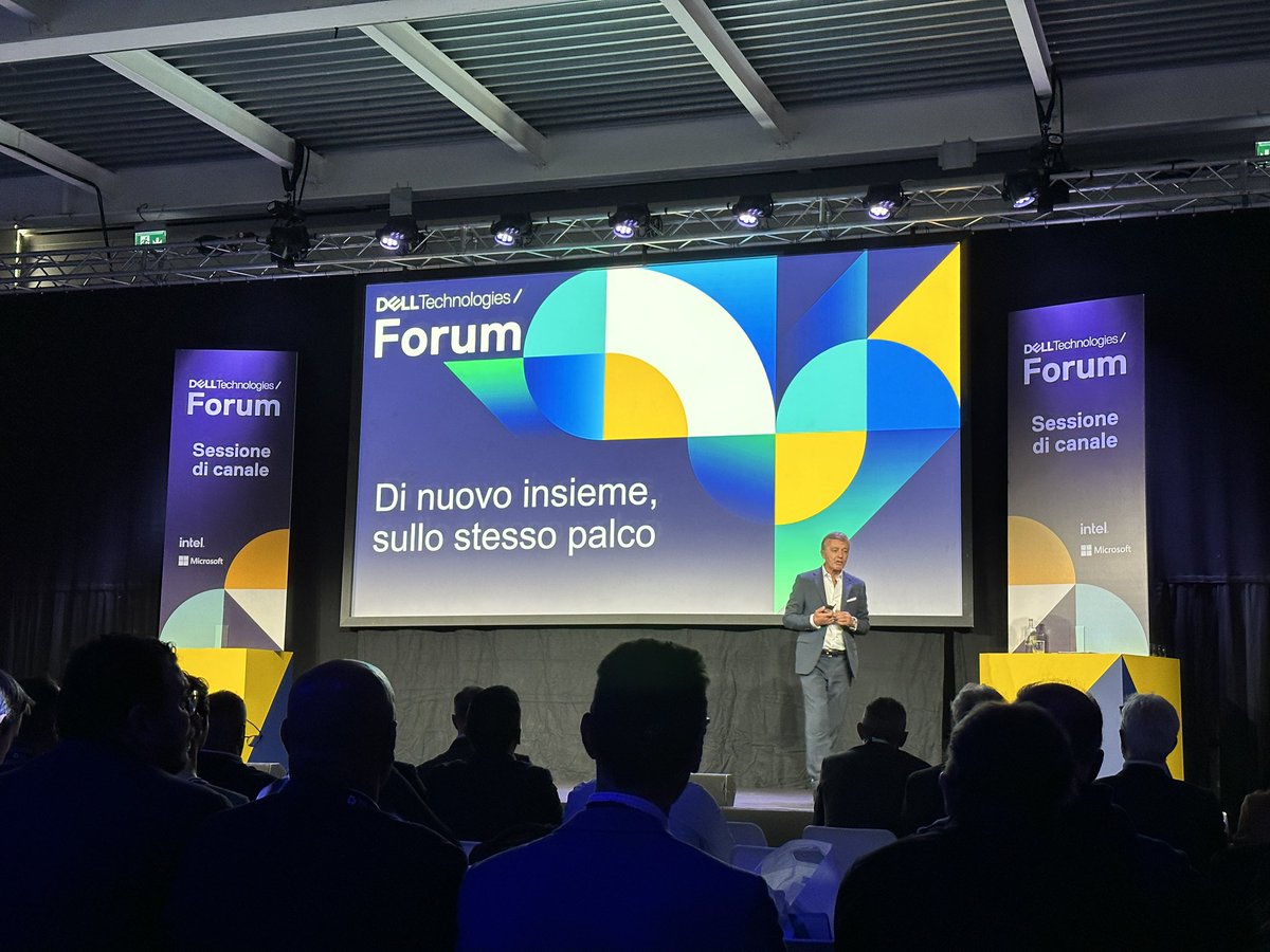 lgentilini's tweet photo. Sessione di canale con @AdolfoDell @DellTechItaly #delltechnologiesforum @CineticaRSM #partnership #business https://t.co/865vy24mUd
