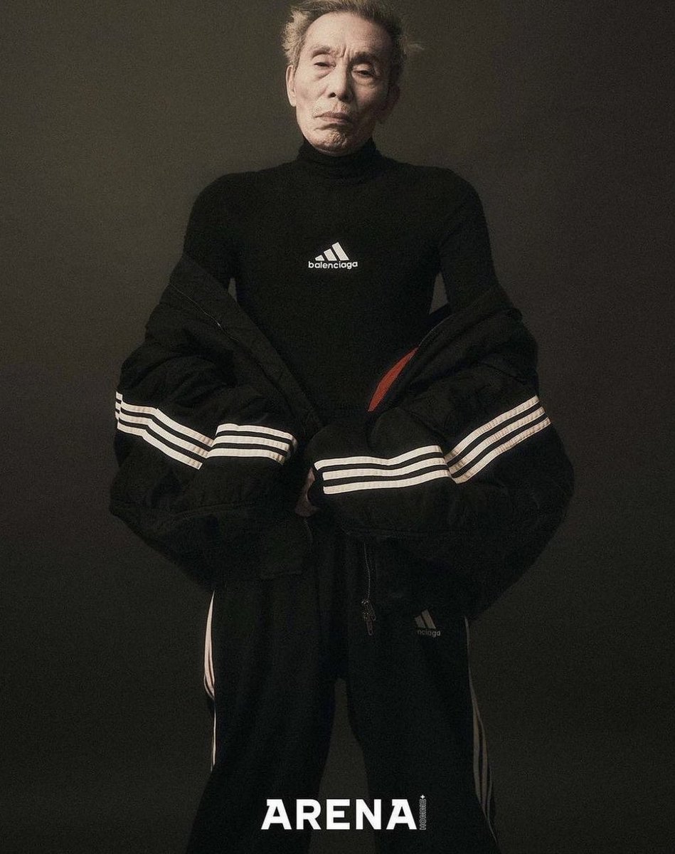 O Yeong-su (from Squid Game) for ARENA mag wearing full BALENCIAGA (2022)