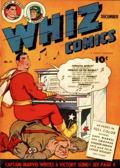 Podcast_Earth2's tweet photo. Our new episode is now available!
Join us for a fiddle about as we read from “Bulletman” 11, “Whiz Comics” 49 and “Action Comics” 146!
#dccomics #fawcettcomics #bulletman #vigilante https://t.co/dDWY7X24IV https://t.co/sJ42p0Fm3U