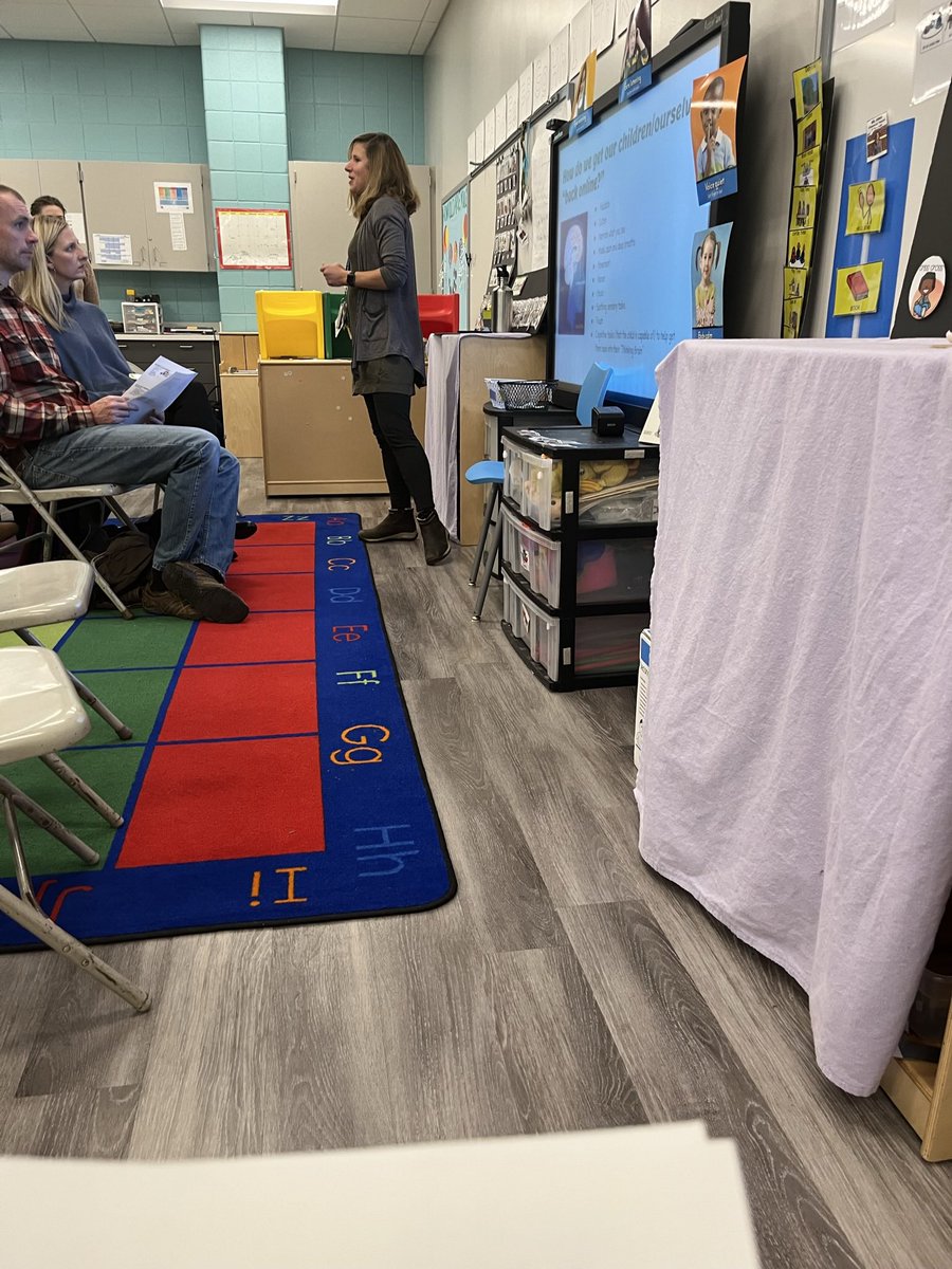 deanpappas_'s tweet photo. Our first Early Childhood parent night of the year was a major success! Thank you Anna Petrick and Lily Ford for leading this important workshop on emotional regulation and visual supports. Great tips for parents! @BrookfieldD95 https://t.co/6q8Oukl5Wm