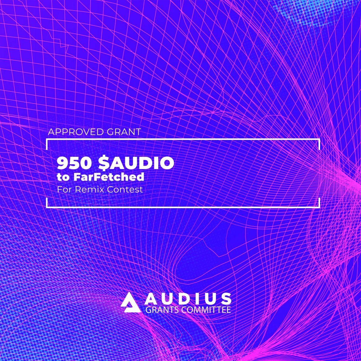 Audio Grants Committee tweet media