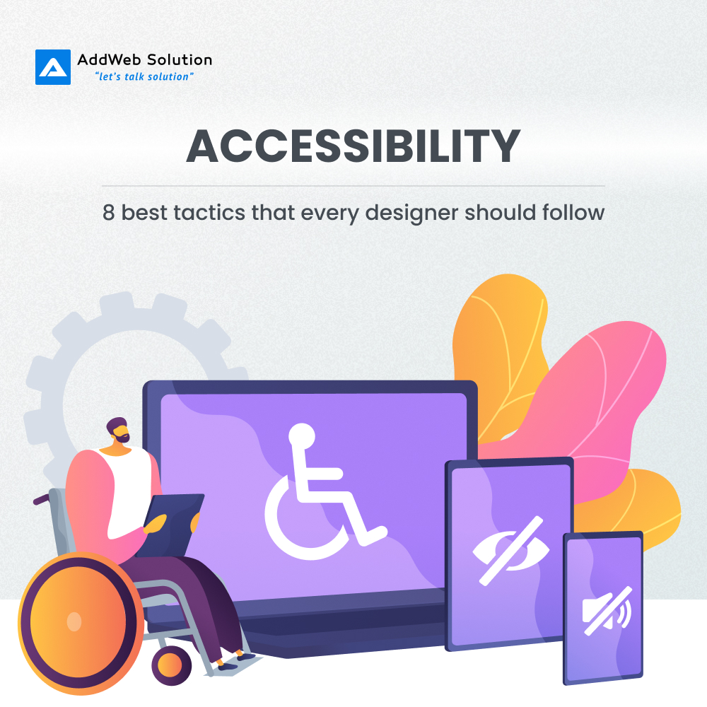 AddWebSolution's tweet image. Here we shared eight essential best practices designers can apply to their workflows. 

Want to develop an ADA-compliant website? 
#letstalksolution addwebsolution.com/web-applicatio…

#webaccessibility #accessibility #disabilities #disabilityinclusion #accessibilitytips