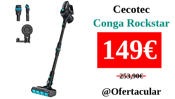 OfertacularRL's tweet photo. ⚫️ Aspirador Escoba sin Cables Cecotec Conga Rockstar 1300 X-Treme ErgoFlex.
🛒: https://t.co/Pi60ujVu6g
‼️CECOTEC CONGA‼️ 👁🗨 #Amazon #chollo #oferta #ganga #BlackFriday #primeday #ofertacular https://t.co/CO9BOs7H0n