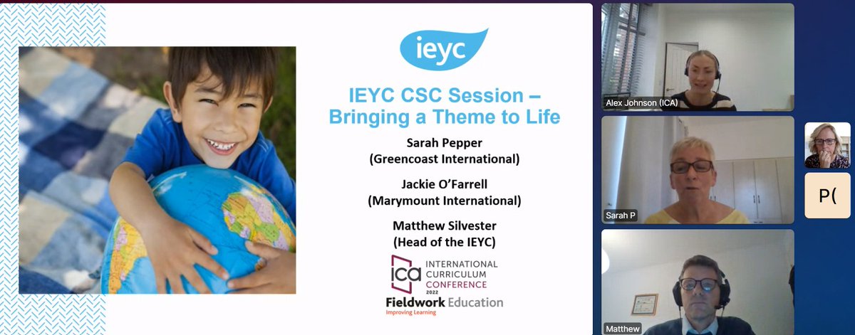 Next at the International Curriculum Conference, Head of #IEYC @MisterVesterEY and the Curriculum Steering Committee ready to welcome schools to discuss and share 'how to bring a theme to life' #icc22 #earlyyears