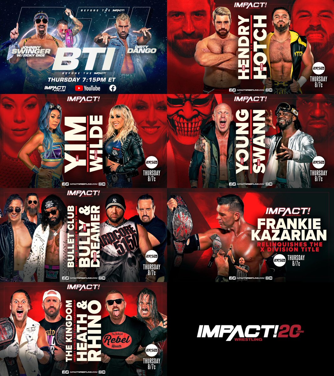 WrestleUpdates9's tweet photo. Impact Wrestling tonight on @AXSTV at 8E/7C
#BeforeTheIMPACT #IMPACTWRESTLING #IMPACTonAXSTV #fightnet #wrestling #wrestlingdiscord https://t.co/jAN7mz8AoM