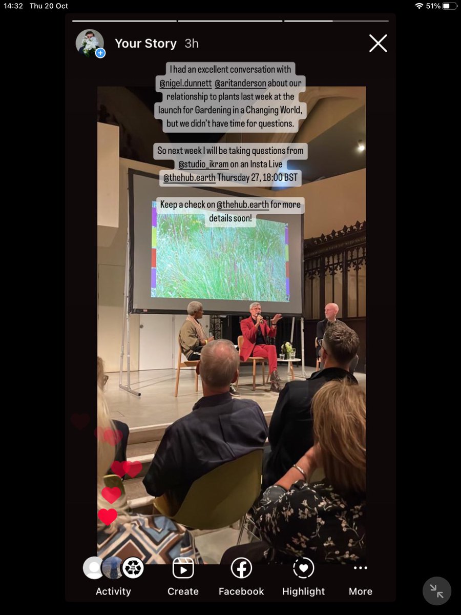 Darryl Moore (@moore_d) on Twitter photo Following my conversation with <a href="/NigelDunnett/">Nigel Dunnett</a> <a href="/diamondhill2012/">Arit Anderson</a> last week at the launch of Gardening in a Changing World, I’ll be taking questions from <a href="/HumairaIkram/">humaira ikram</a> on an Instagram Live hosted by @TheHub_earth next week, Thursday 27 Oct 18:00 BST Following my conversation with <a href="/NigelDunnett/">Nigel Dunnett</a> <a href="/diamondhill2012/">Arit Anderson</a> last week at the launch of Gardening in a Changing World, I’ll be taking questions from <a href="/HumairaIkram/">humaira ikram</a> on an Instagram Live hosted by @TheHub_earth next week, Thursday 27 Oct 18:00 BST