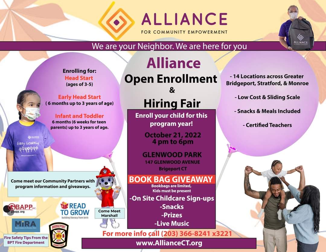 Great event this Friday 
Childcare Enrollment 
On the spot job interview 
Family friendly fun!!!