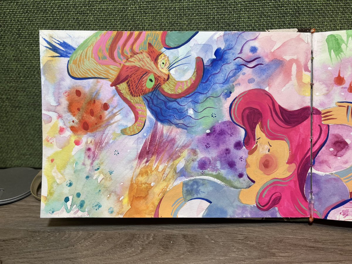 floter8's tweet photo. Day 10
🐱 😵‍💫

#illustration #illustrator #illustrate #drawing #painting #colorful #graphicdesign #characterdesign #artist #diary #life #digitalillustration #graphic #pattern #artwork #sketch #sketches #lifedrawing #dailydrawing #watercolor #paintingfromlife
#paintfromlife https://t.co/wnMdHPINbd