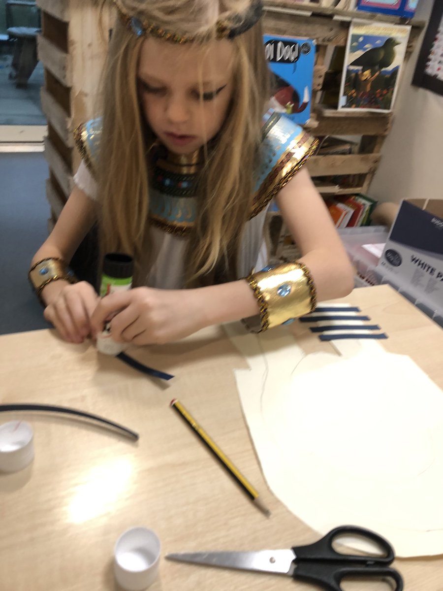 CPickeringPri's tweet photo. A busy morning but #Y4MOR have finished their death masks! Donโt they look fab!? https://t.co/wJlHklxR11