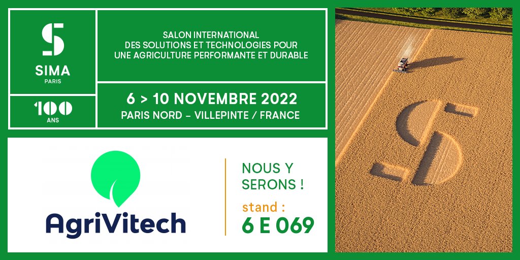 #savethedate #WeAreSima
J-17 Retrouvez_nous au @sima_paris , au 𝐬𝐭𝐚𝐧𝐝 𝟔 𝐄 𝟎𝟔𝟗, 𝐇𝐚𝐥𝐥 𝟔, 𝐕𝐢𝐥𝐥𝐚𝐠𝐞 𝐬𝐭𝐚𝐫𝐭𝐮𝐩, avec les startups de <a href="/FermeDigitale/">La Ferme Digitale</a> 
logistique en bus bit.ly/3ePygP9
#agtech #digitale #agriculture #coopérative #transformationdigitale