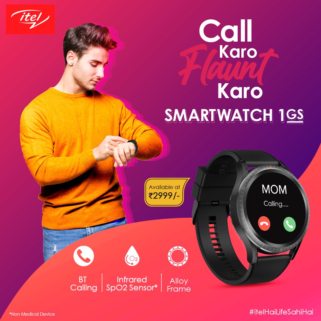 TechBuddiesIN's tweet photo. itel Smartwatch 1GS & Smartwatch 2 launched in India.
Price:
- itel smartwatch 1GS - โน2,999
- itel smartwatch 2 - โน2,499
#itel #Smartwatch1GS #Smartwatch2 #TechBuddies https://t.co/DtOtOGDOWa