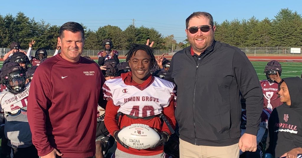 Congratulations to Isaiah McBean for earning Player of the Week vs Locust Grove. Isaiah had 156 Total Yards and 2 Touchdowns