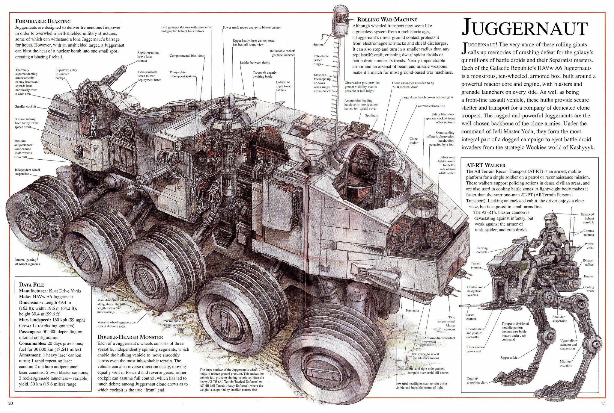 The Count of S on X The HAVw A6 Juggernaut or Turbo Tank is Star Wars finest ground attack vehicle. The contrast it has with the Republic walkers and exotic droid