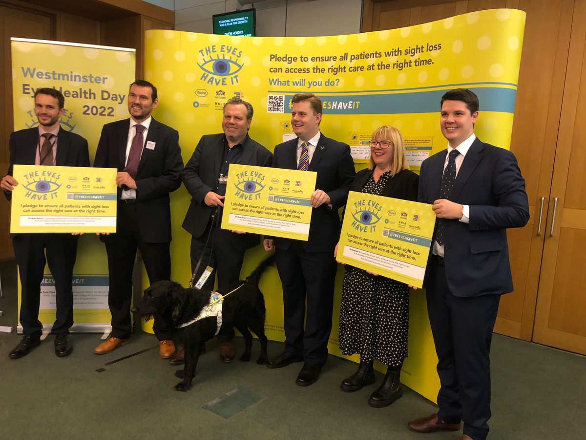 The_AOP's tweet photo. Delighted to be part of Westminster Eye Health Day in @UKParliament yesterday and hosted by @MarshadeCordova as part of the Eyes Have It partnership. 

@Roche, @MacularSociety, @FightforSightUK, @RNIB_campaigns and @RCOphth https://t.co/oXrll9lxYb