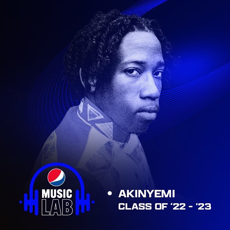DearAKINYEMI's tweet photo. I’m excited to announce I’ve been selected by @pepsi to join this year’s Pepsi Music Lab family! So much more to come with @Pepsi and at next week’s bootcamp with @unitedmasters 🔥 #PepsiMusicLab #PepsiPartner https://t.co/EQf5Lrz0b7