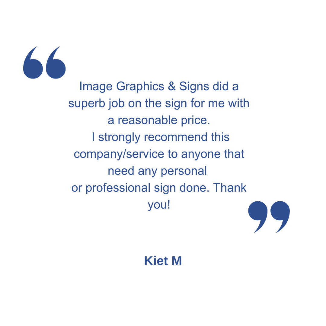 imagegraphics93's tweet photo. Thank you Kiet!

Check out more here! https://t.co/03p6scrUFw

#imagegraphics #londonontario #lndont #signage #shoplocal #design #customized #sign #education #reviews #testimonials https://t.co/IuRE8TqubI