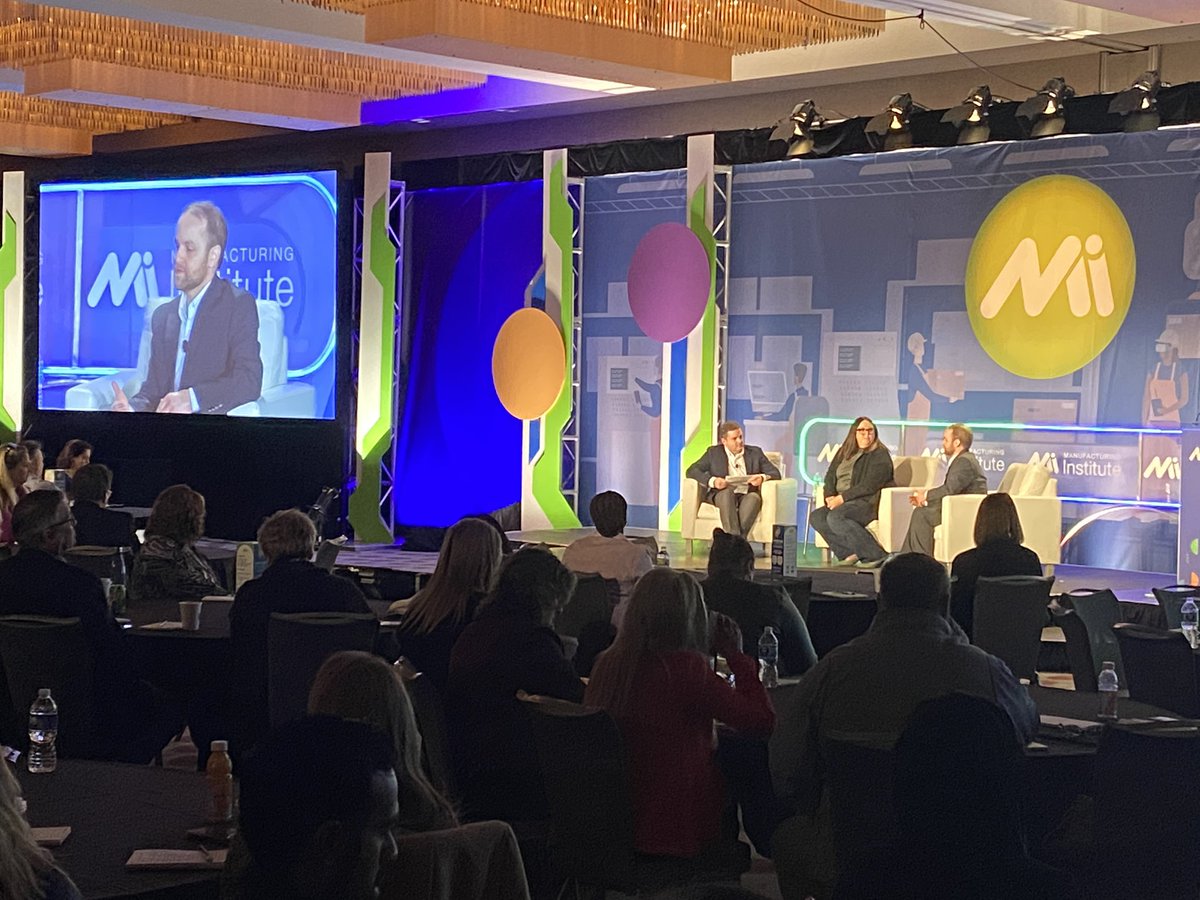 JenWhite0121's tweet photo. Day 2 of the #MFGWorkforce22 Summit - Learning how organizations can use corporate and foundation grants to improve the #workforce ecosystem with our partners from @WestRock and @arconic Foundation. https://t.co/y6mU52JkZg