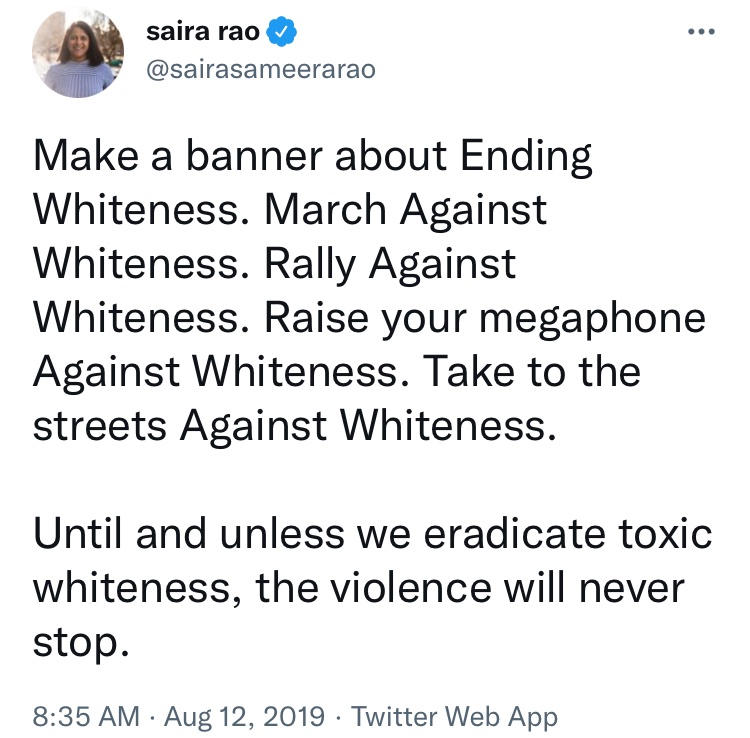 If you replace “whiteness” with “Jewry”, you get a Hitler speech