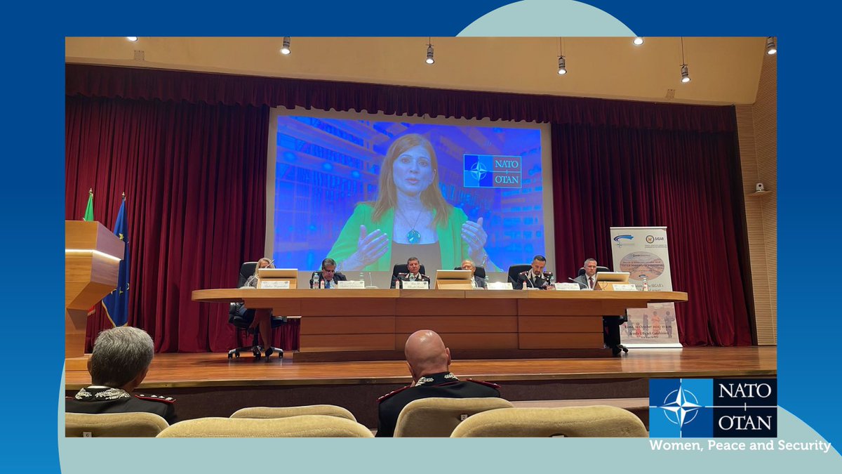 SGSR @irenefellin gave some remarks at today’s @NSPCOE & @SIGARHQ conference on #PoliceInConflict 🚨: „Ongoing geopolitical world events highlight the critical importance of policing in conflict that is establishing an effective law enforcement.” #WeAreNATO