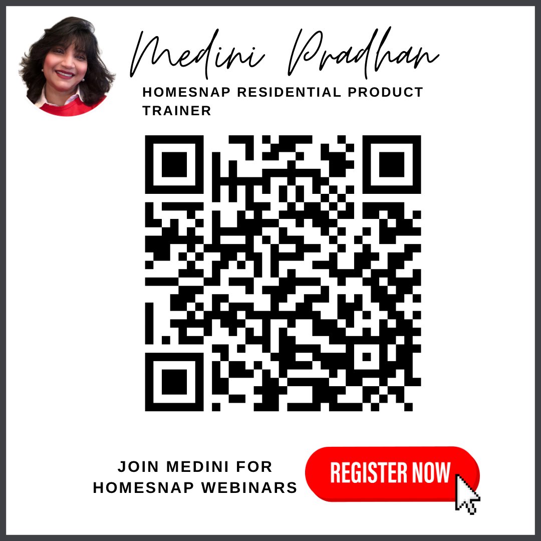 Medini's tweet photo. Are you struggling with getting hot seller leads? Come join me in one of my Prospecting classes! #realestatetips #homesnap @Homesnap @HomesDotCom https://t.co/Gm0lPLSOaF