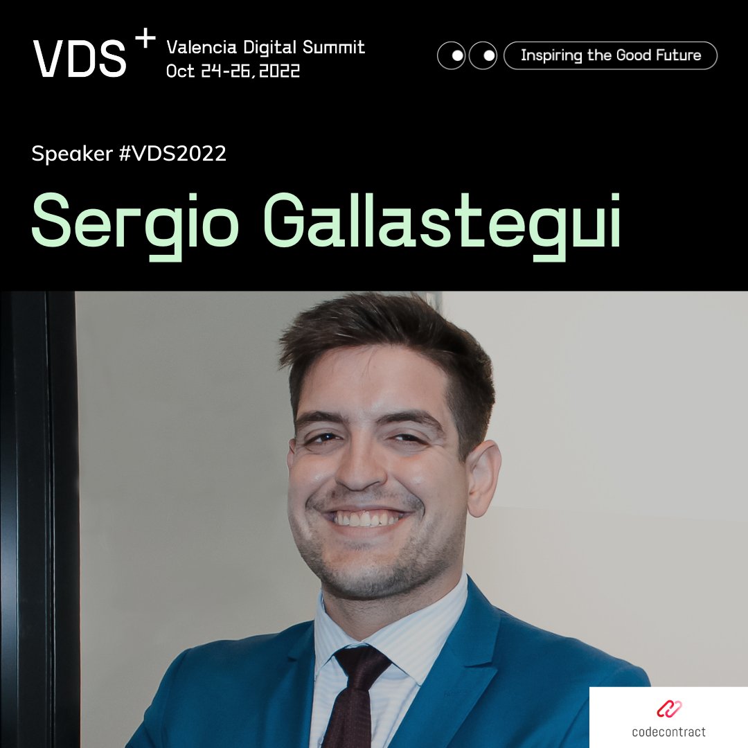 code_contract's tweet photo. ¡El próximo 25 y 26 de octubre estaremos en el @VDS_event en un encuentro en el que podemos explicar cómo la plataforma #CodeContract ayuda a las empresas a digitalizar procesos con firma legal de una manera segura y trazable.
#VDS2022 https://t.co/0EamScM2hw