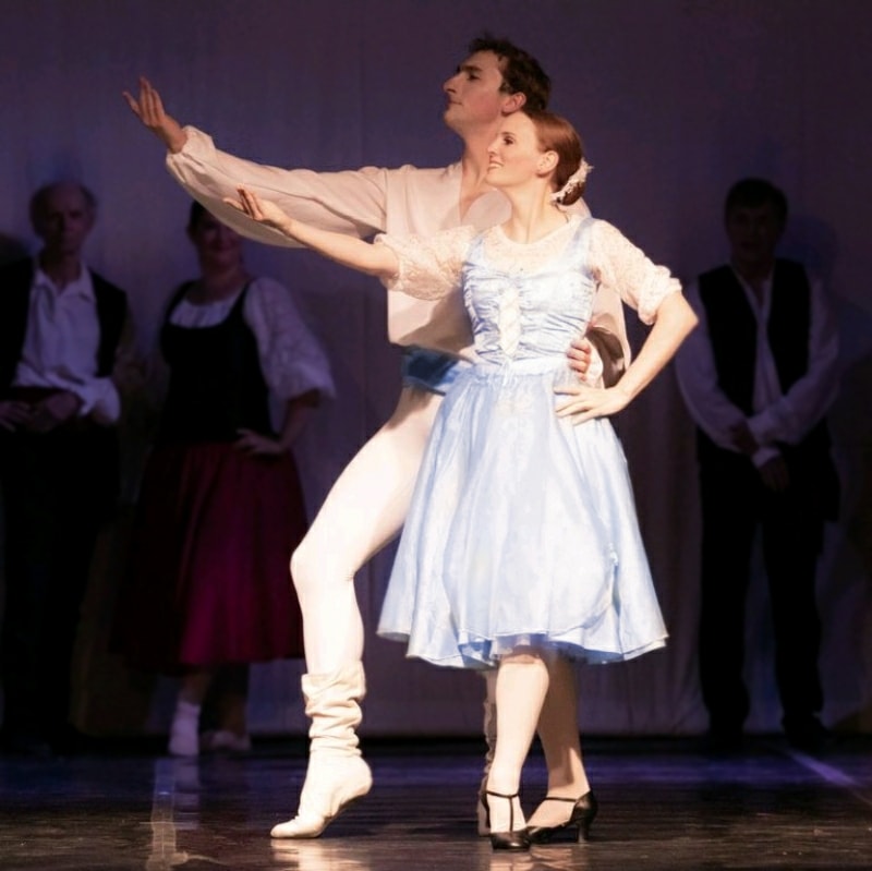 DancePrism's tweet photo. Caitlin Klinger &amp; Alex Roy in Mary Demaso's "Ukrainian Folk Dance Suite" from Dance Prism's KALEIDOSCOPE XII #KaleidoscopeXXII https://t.co/Py1cJqZdOQ