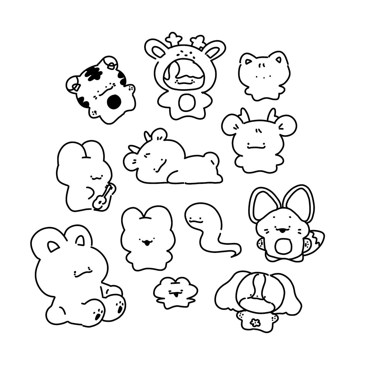 슈아 닮아서 인형들이 하나같이 다 귀여워