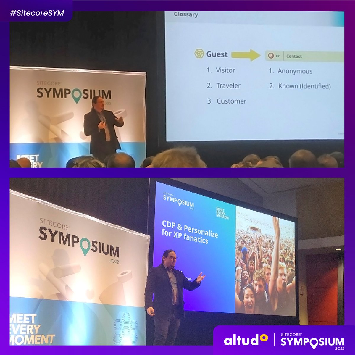 GoAltudo's tweet image. 🚀Day 3 highlights from #SitecoreSYM:
@SitecoreSinger&apos;s session on #CDP &amp;amp; Personalize for #SitecoreXP Fanatics got awesome response from the attendees and it was a full house.
#LearnSitecore #Sitecore #SXA #DX #CX #SitecoreCommunity #SitecorePartner #AltudoExperience
