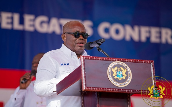 NPP_GH's tweet photo. 💯 NPP wil shock doubters with Victory in 2024 elections - Pres Akufo-Addo

"....we will solve the problems and put our economy back on strong wings . There is no party which can solve it besides the NPP. We will do it. We will do it for it to shock them"
https://t.co/BcJ4ZPLYle https://t.co/T0VLpA2dbO