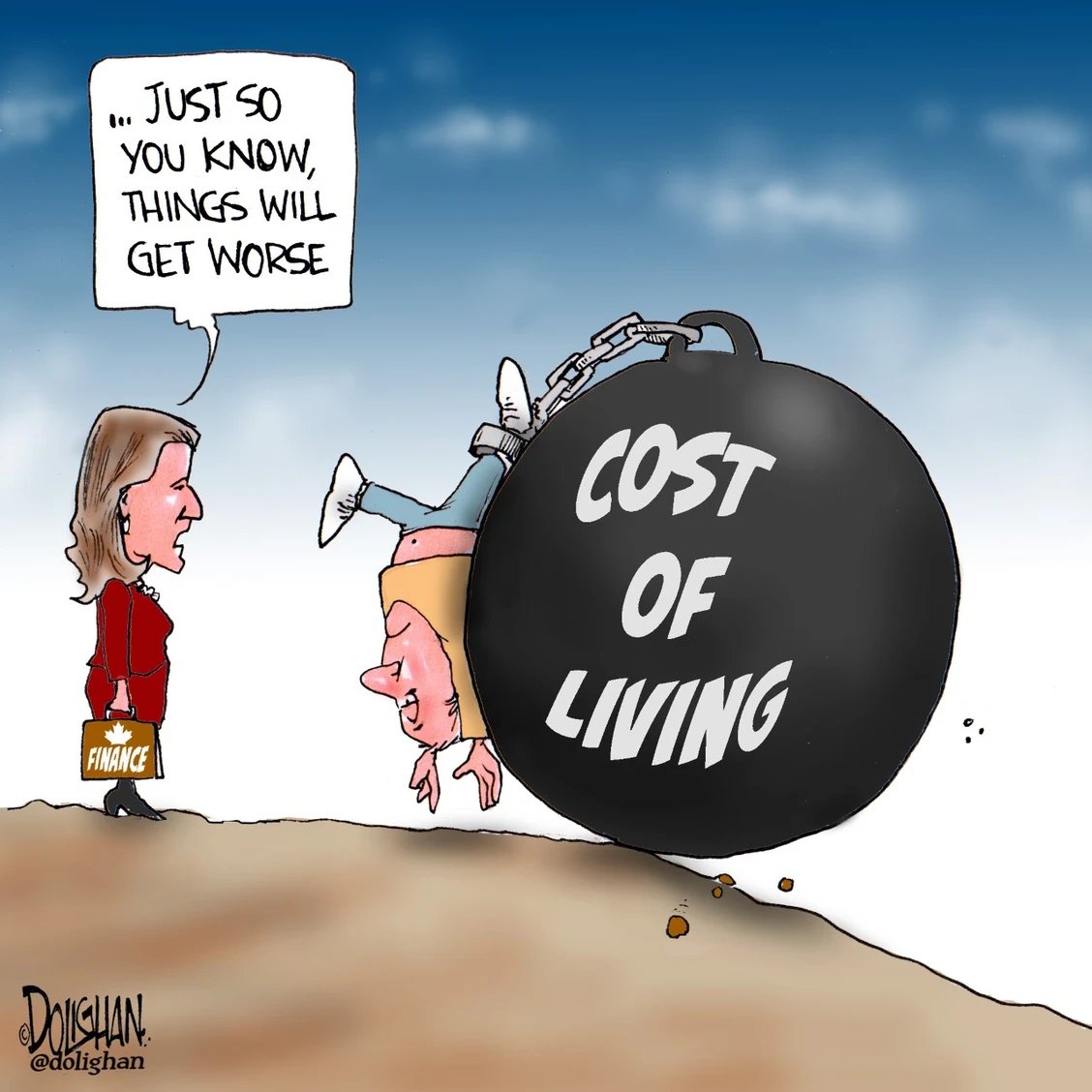 Marielaina3's tweet photo. We are now to the point that even Freeland is admitting tough times are ahead. Let's get together as a province & make sure bad actors like these are irrelevant to us.
#TrudeauMustGo #albertaautonomy #abpoli https://t.co/MyceFsCQRI