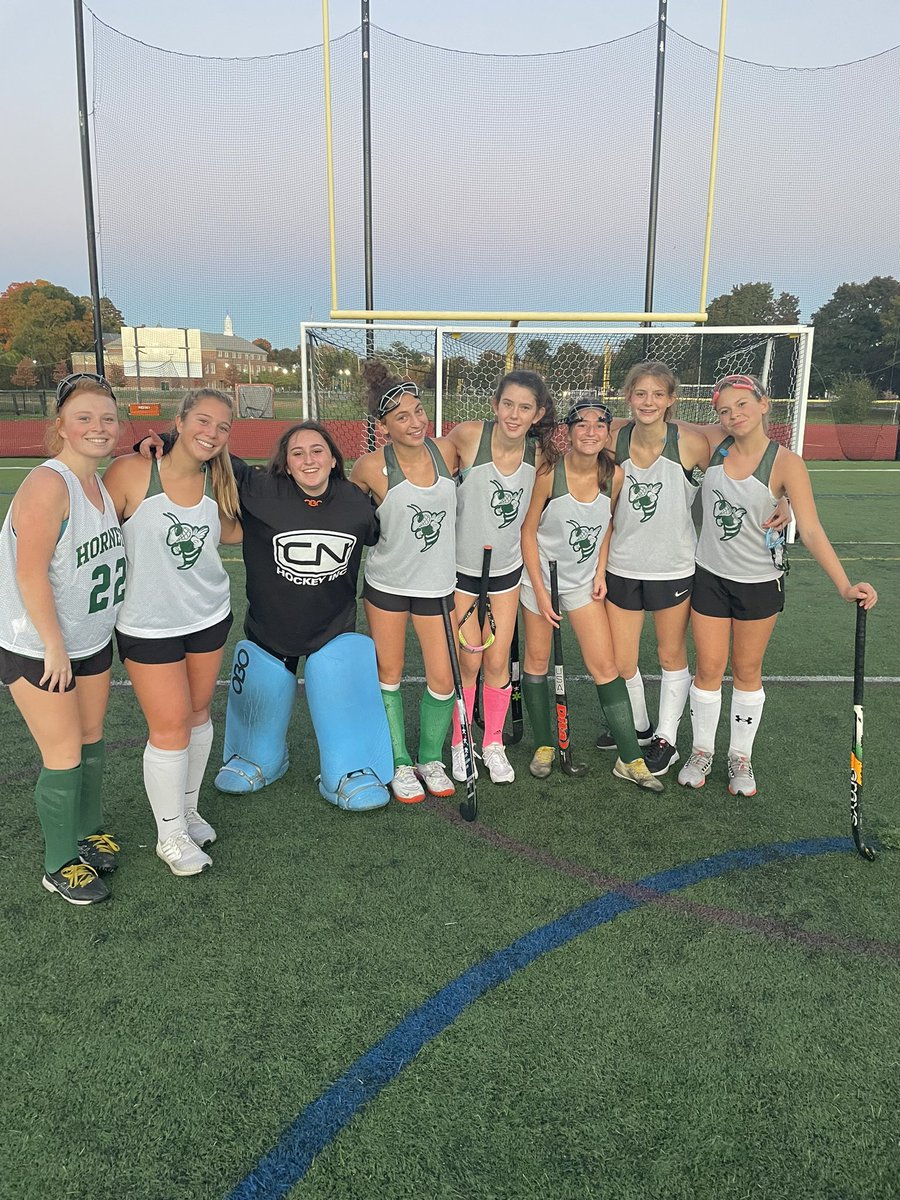 NrhsFieldHockey's tweet photo. This crew travels to Rockport today for a 5pm game! #team https://t.co/6FbHtP9gwU