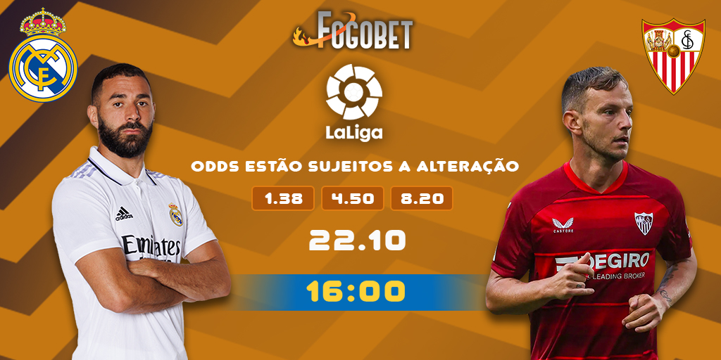 fogobet's tweet photo. 𝐒𝐞𝐯𝐢𝐥𝐥𝐚 está invicto até agora baixo o regresso do seu manager Jorge Sampaoli, mas vai se enfrentar à prova mais dura disponível no sábado. Chegarão ao Santiago Bernabeu para enfrentar-se ao 𝐑𝐞𝐚𝐥 𝐌𝐚𝐝𝐫𝐢𝐝. https://t.co/U77zQ1WwKP
