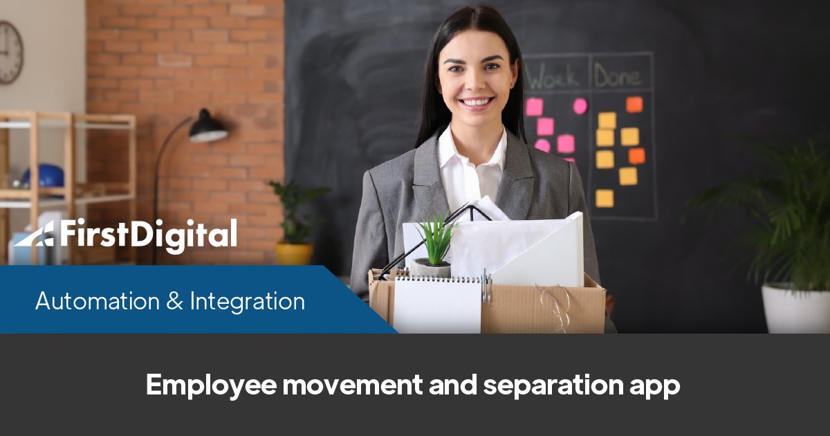 FirstTecDigital's tweet image. First Technology Digital's Automation &amp;amp; Integration Consultant and Belgium Campus iTversity alumnus, Ronald Qobolo, explains how we developed an app to automate the employee resignation and transfer process to ensure quick and painless payouts
#automation 
youtu.be/cinJ3BOc9UAhtt…