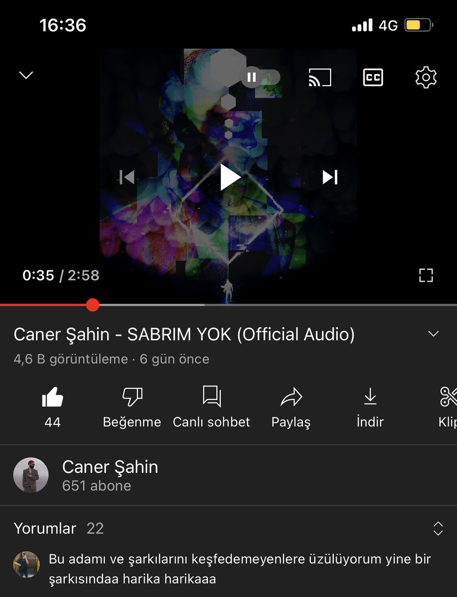 Yorumlarınızı buraya yazabilirsiniz algoritma açısından çok değerli es geçmeyin lütfen 👉🏽 youtu.be/H2vhdtd2ywk