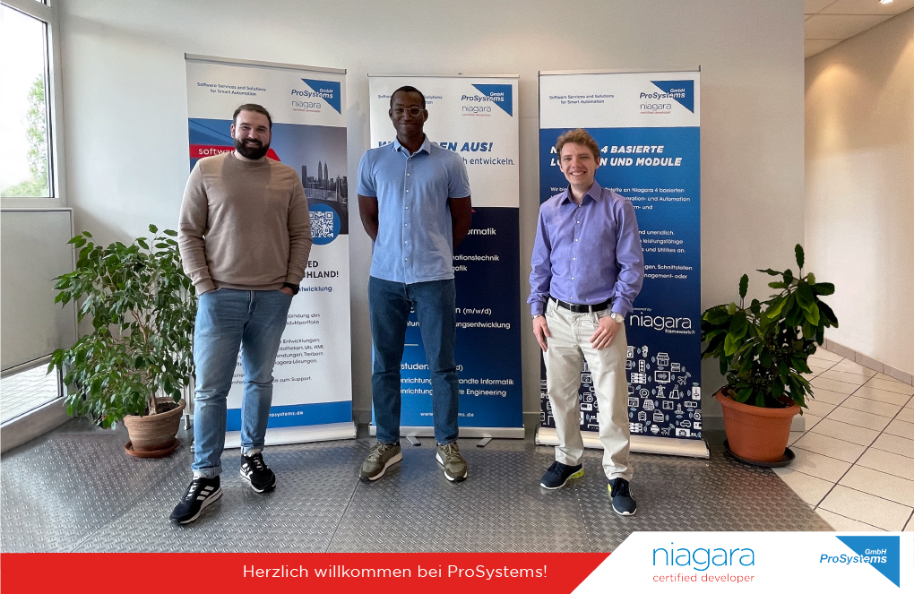 prosystemsgmbh's tweet photo. Seit Anfang Oktober durften wir Maël, unseren neuen dualen Studenten im Bereich Informatik, in unserem Softwareentwicklungs-Team begrüßen. Wir freuen uns sehr, dass du uns ab sofort Teil unseres Teams bist, lieber Maël und wünschen viel Erfolg!
#prosystems  #dhbw #dualerpartner https://t.co/2xzTnmDpK0