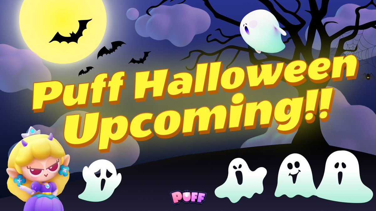 It's the time of the year when you knock on people's doors & Trick or Treat 🎃 #Halloween is weeks after but let's have fun in the #Puffverse first 🎉 Get ready for the Halloween event tmr to earn #PuffGenesis 👉🏻 bit.ly/P-Halloween Knock knock, Puff's here 🪩 #NFT
