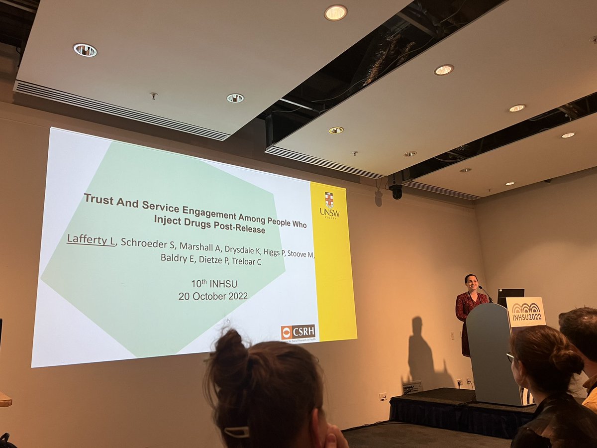 Trust is SO important when conducting research.. Excellent presentation by Lise <a href="/LiseLafferty/">Dr Lise Lafferty</a> who undertakes qualitative research, fundamental to informing policy for service users. Shocking stats 46% come back to prison within 2 years, we need to be better #INHSU2022 #HepCULater