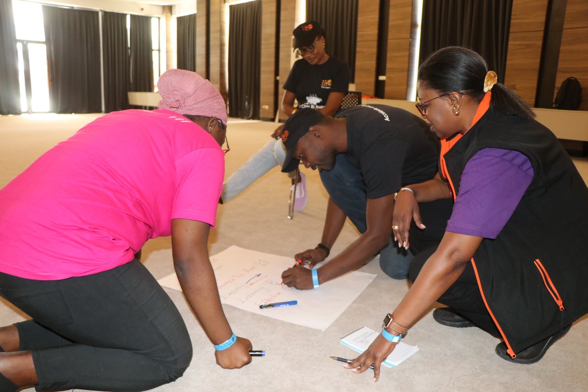 Through the spirit of teamwork, staff members demonstrate their drive and commitment to achieving the 3⃣zeros. #DeliveringForTheGambia #2022StaffRetreat