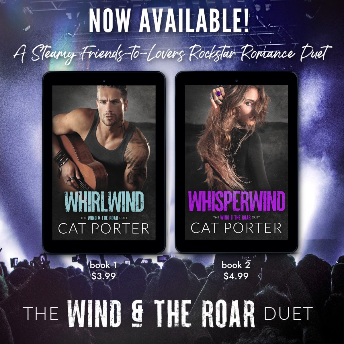 vickybooklover1's tweet photo. #1CLICK “This book was the delectable conclusion of Beck & Violet's love story, and oh my what a love story it was.” Whisperwind by @catporter103 #TheWindandtheRoarDuet https://t.co/4nYBoCFvQG
#TheWindandtheRoarDuet #CatPorter @GiveMeBooksPR #givemebookspr #steamyreads https://t.co/61QIK79ixF