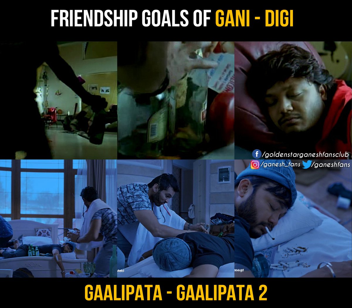 GaneshFans's tweet photo. Gaalipata - Gaalipata 2 😍

@Official_Ganesh @diganthmanchale
@yogarajofficial

#Gaalipata #Gaalipata2 #GoldenStarGanesh #Diganth #YograjBhat #GaneshFans https://t.co/UAtxgdN9d9