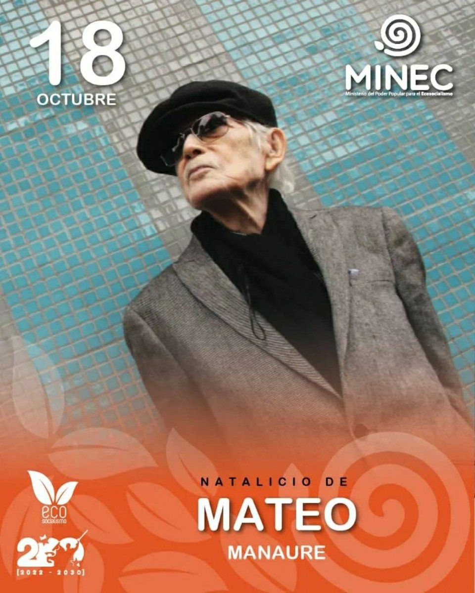 #Efemérides| El 18 de octubre de 1926 en Uracoa, nace Mateo Manaure, quien fuera un artista moderno venezolano y considerado un maestro del abstraccionismo en la nación suramericana. 

#UnidosConElCastañoYTejerías