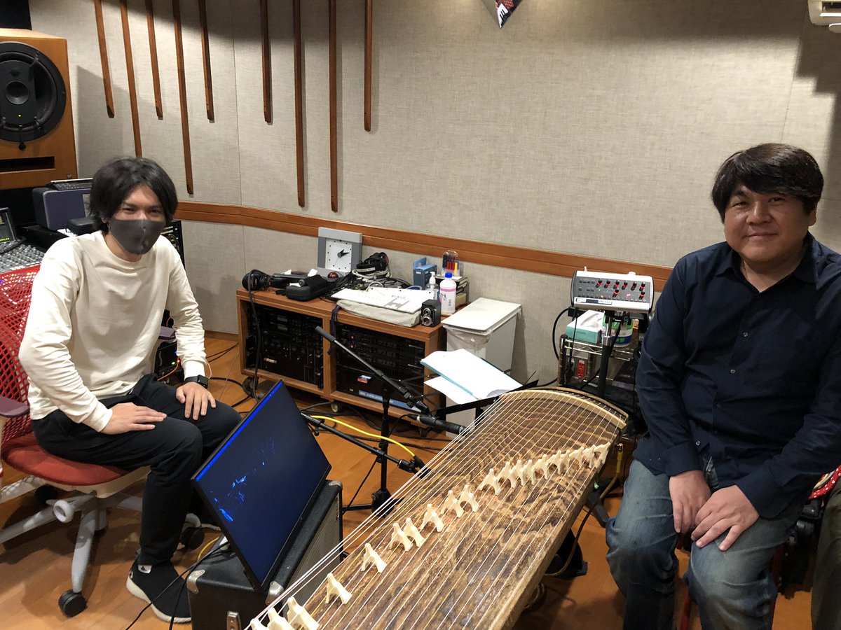 michiyoyagi's tweet photo. 秘密レコーディング終了！
楽しかったです。
#マジコン  #hyperkoto ＃koto #箏　#箏曲 https://t.co/mEN0dFJAVP