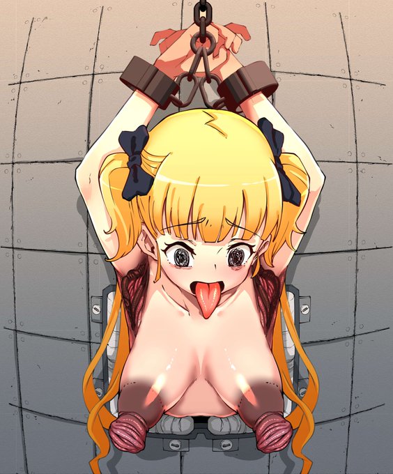 pixivリクエストで描いた壁尻エミリコちゃん 