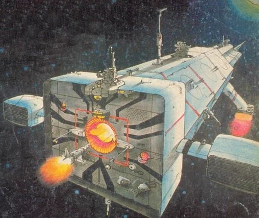 Buck Rogers concept art by Bob McCall 