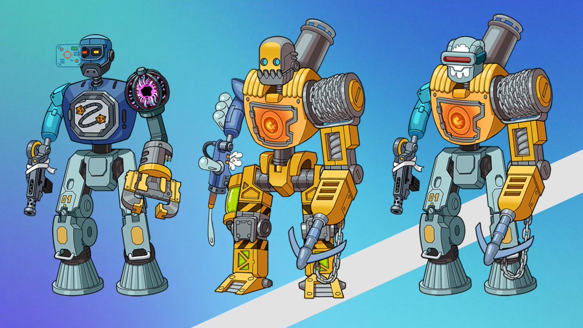 ryhno's tweet photo. Just received my #FightingBots for the upcoming @REBEL_BOTS #XoilWars closed beta! Who would've thought that I'm actually looking forward to a Monday?! 🔫🤖 https://t.co/Otmp80Tilw